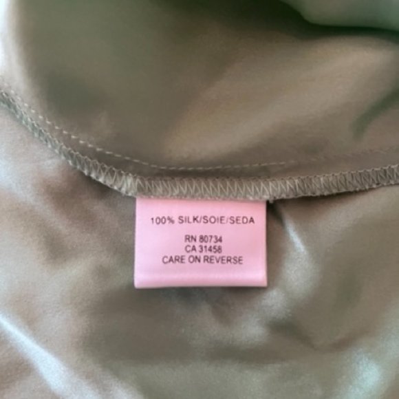 NWT, Size 10, BCBG Green Silk Dress, Full-length - Picture 8 of 8